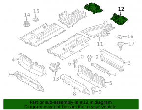 Накладка заднего левого рычага под пружину Volvo XC40 19-22