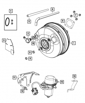 Насос вакуумний Chrysler 300 11-23