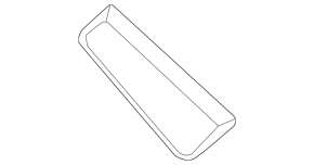 Заглушка буксирувального гака переднього бампера ліва Toyota RAV4 19-25