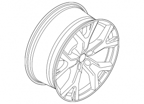 Диск колесный R21 x 9,5J BMW X7 G07 19-26 стиль 752, черный