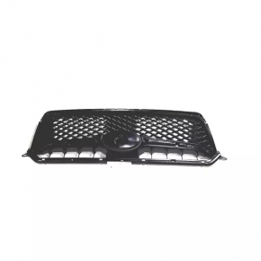 Решітка радіатора grill у зборі Subaru Impreza 15-16 чорна, без емблеми та молдингів