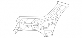 Кріплення переднього бампера праве Mercedes CLS-class C218 12-14 AMG pkg