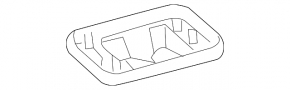 Накладка замка дверей багажника Toyota Land Cruiser 08-15