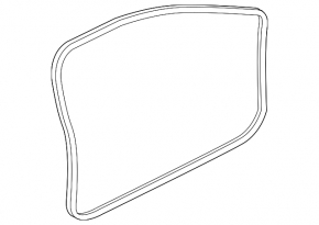 Ущільнювач дверей переднього лівого Audi A4 B9 17-25