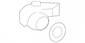 Парктронік задній Porsche Cayenne 958 11-14 без кільця
