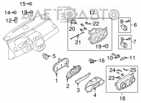 Управление климат-контролем авто Mazda CX-7 06-08