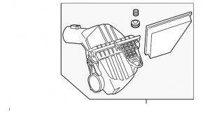 Корпус повітряного фільтра BMW 5 F10 12-16 2.0T