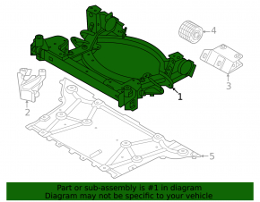 Подрамник передний BMW i4 22-26 M50, xDrive40