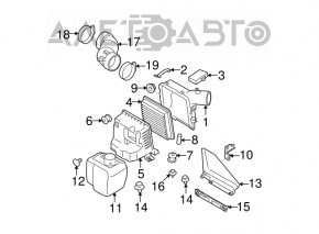 Расходомер воздуха Subaru Forester 08-13 SH