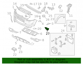 Повітропровід передній лівий Audi Q7 4L 10-15 off road pkg