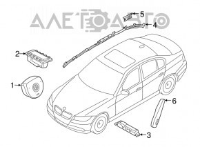 Подушка безопасности airbag пассажирская в торпеде BMW 4 F32/33/36 14-20