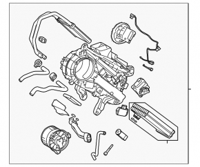 Печка заднего ряда в сборе Toyota Sienna 17-20