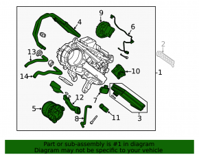 Печка заднего ряда в сборе Toyota Sienna 17-20