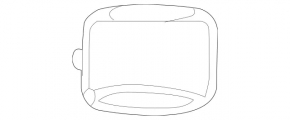 Корпус антенны Mercedes W213 E 17-23