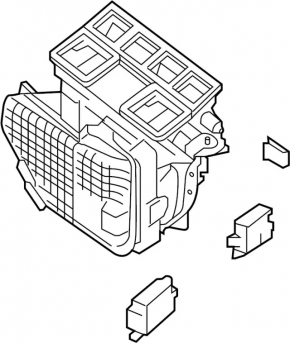 Печка в сборе Nissan Pathfinder 13-20