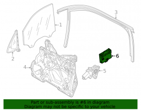 Компьютер двери передней левой Audi A3 22-26