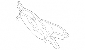 Накладка руля Mercedes H247 GLA 20-23 хром