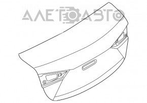 Кришка багажника Mazda 3 14-18 BM без спойлера