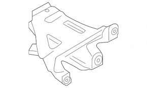 Кронштейн подушки двигуна правий BMW X5 F15 14-18 3.0D