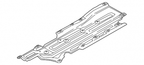 Защита днища левая Lincoln MKZ 13-20