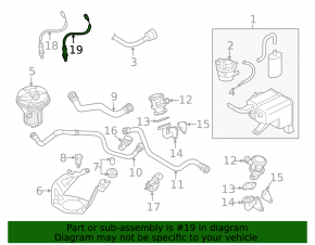 Лямбда-зонд левый второй VW Passat b8 16-19 USA 3.6