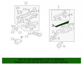 Наружная панель фартука крыла левого Lexus RX330 RX350 RX400h 04-09
