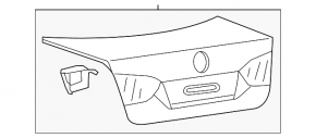 Крышка багажника VW Jetta 15-18 USA