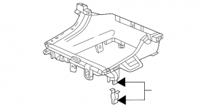 Карман центральной консоли Honda Civic XI FE/FL 22-26