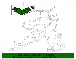 Катализатор правый Infiniti G35 4d 06-07
