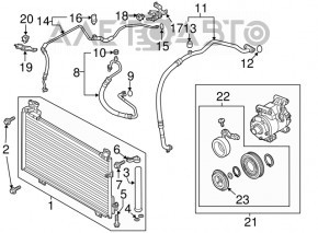 Компрессор кондиционера Mazda3 MPS 12-13