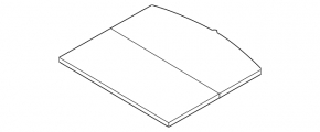 Пол багажника Mazda CX-7 06-09