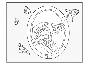 Руль голый Ford Ecosport 18-22