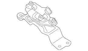 Подушка двигуна ліва Infiniti JX35 QX60 14-17 Hybrid