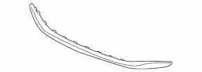 Губа переднього бампера Honda Civic 11-15 2013-15