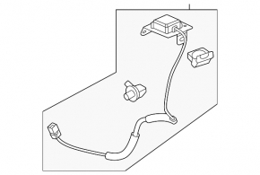 GPS NAVIGATION ANTENNA MODULE Honda Civic XI FE/FL 22-26