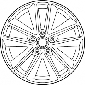 Комплект дисков R17 x 7.5J 4шт Infiniti Q50 16-24