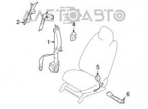 Натяжитель ремня передний левый Mazda CX-7 06-09