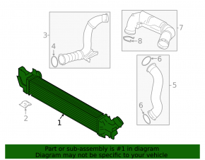Інтеркулер Mini Cooper 20-24 2.0, JCW pkg