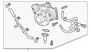Турбина в сборе Subaru Impreza WRX GH 08-14 2.5T МКПП