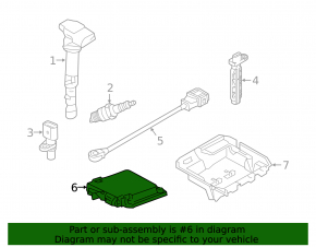 Блок ECU компьютер двигателя Audi Q7 21-23 3.0T MHEV