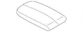 Консоль центральна підлокітник BMW X5 F15 14-18 шкіра чорна Dakota
