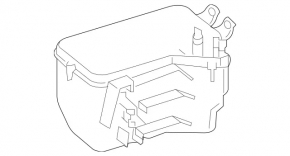 Корпус запобіжного блоку підкапотний Mercedes Metris W447 16-23