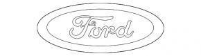 Эмблема надпись FLEX двери багажника Ford Flex 09-19