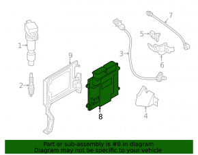 Блок ECU компьютер двигателя Hyundai Sonata 15-16 2.4 sport