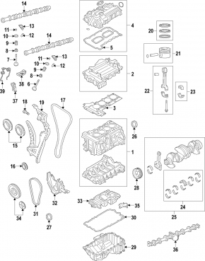 Эксцентриковый вал BMW 4 F32/33/36 14-16 N26
