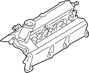 Крышка клапанная задняя Nissan Murano 03-07 3.5