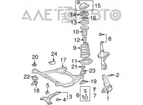 Шаровая опора передняя правая Lexus RX300 RX330 RX350 RX400h 04-09
