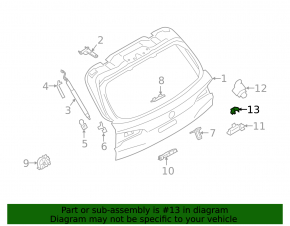 Кріплення задньої камери MW X7 G07 19-26