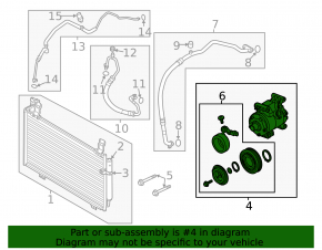 Компрессор кондиционера Mazda CX-5 17-25 2.5