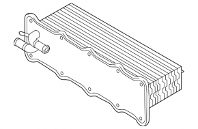 Інтеркулер теплообмінник VW Jetta 11-18 USA 1.4T, 1.4Т hibrid